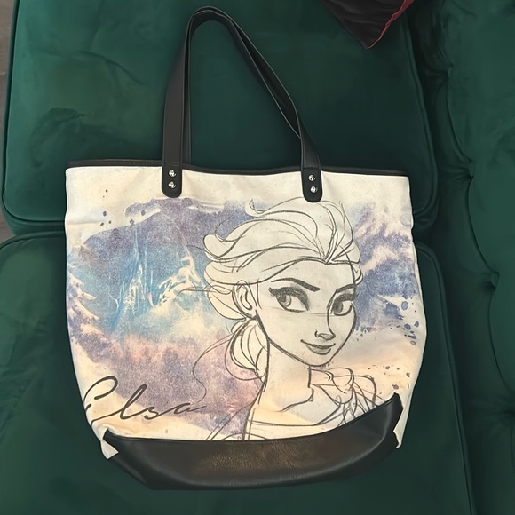 Loungefly Disney Frozen Elsa Tote - Picture 2 of 12